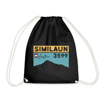 Similaun Glacier Climb High Tour Ötztal Tyrol - Drawstring Bag - black - Front