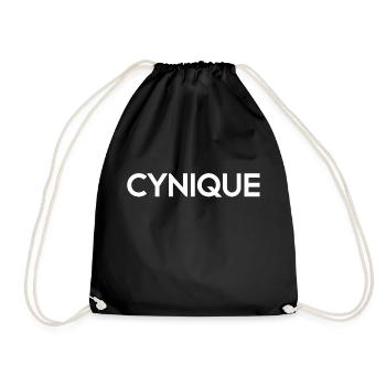 Cynique - Sac de sport léger - noir - Devant