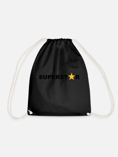 Superstar - Drawstring Bag - black