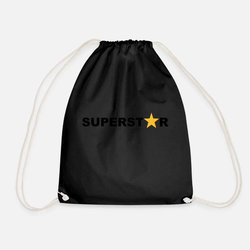 Superstar - Drawstring Bag - black