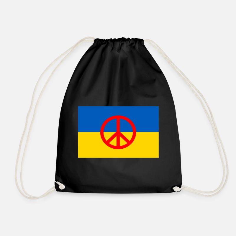 Ukraine - Turnbeutel - Schwarz