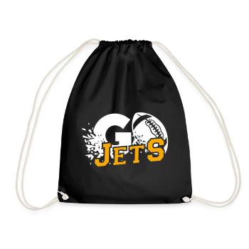Go Jets - Turnbeutel - Schwarz - Vorne