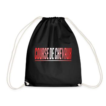 COURSE DE CHEVAUX CADEAU SPORT SUISSE - Sac de sport léger - noir - Devant