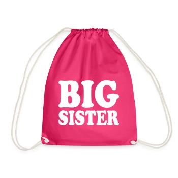 Big sister - Sac de sport léger - fuchsia - Devant