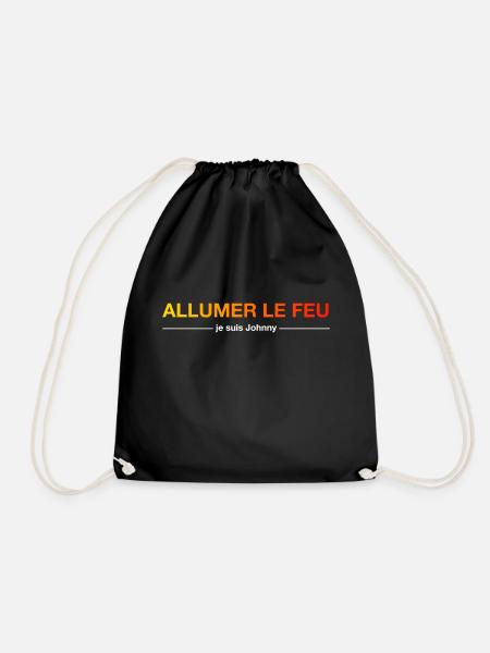 allumer le feu - Sac de sport léger - noir