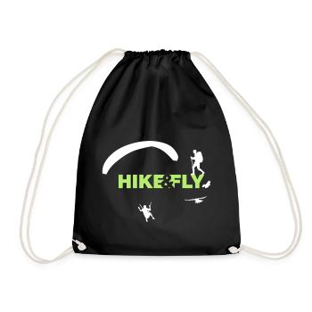 Hike Fly - Turnbeutel - Schwarz - Vorne