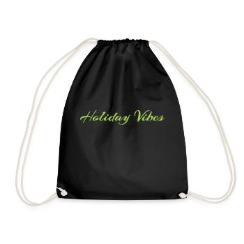 Holiday Vibes. Ambiance de vacances - Sac de sport léger - noir - Devant