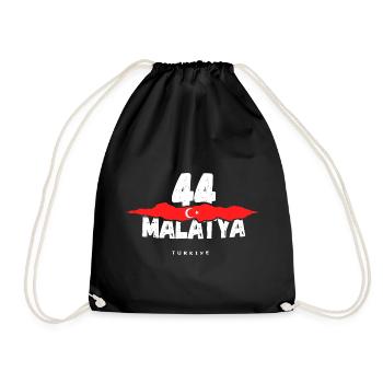 44 Malatya Türkei Türkiye - Turnbeutel - Schwarz - Vorne