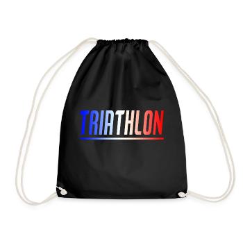 TRIATHLON CADEAU SPORT FRANCE - Sac de sport léger - noir - Devant