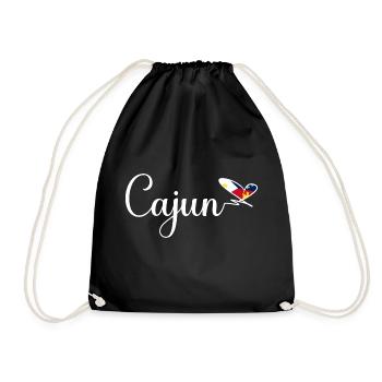 Fierté cajun Louisiane Racines patriotiques - Sac de sport léger - noir - Devant