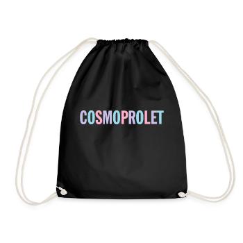 CosmoProlet Pastell - Turnbeutel - Schwarz - Vorne