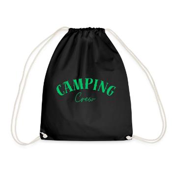 Équipe de camping - Sac de sport léger - noir - Devant