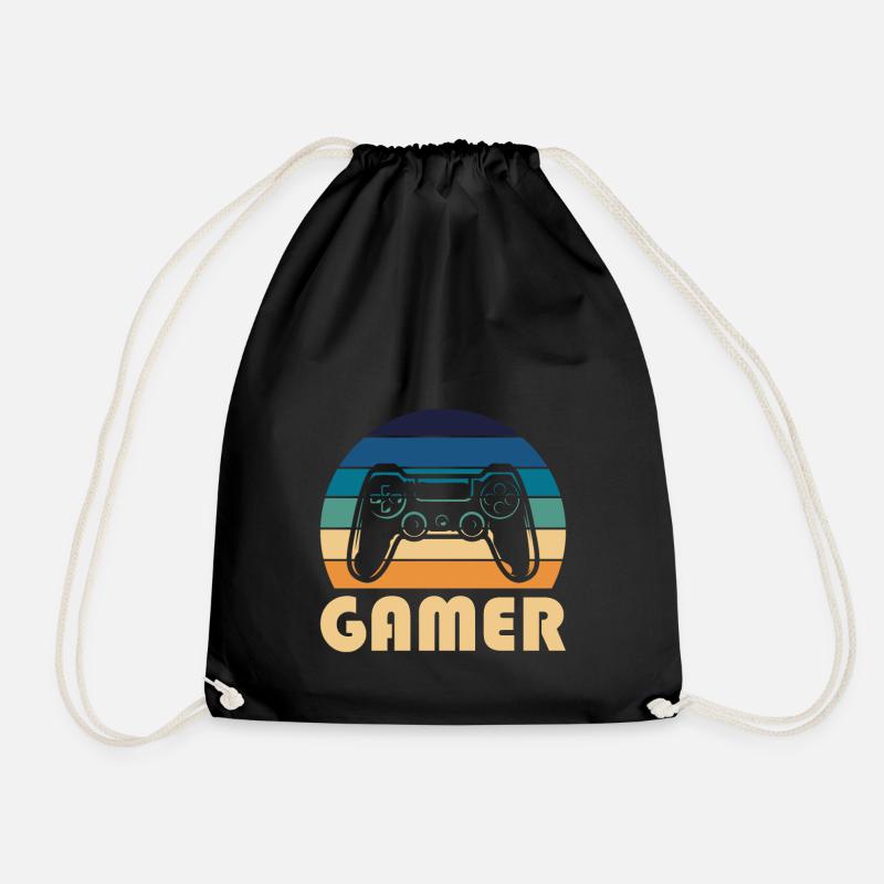 Player - Drawstring Bag - black