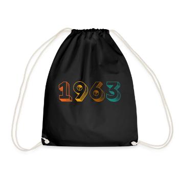 millésime 1963 - Sac de sport léger - noir - Devant