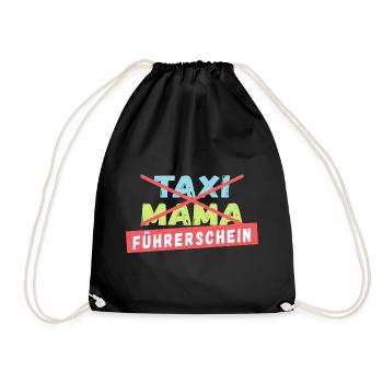Führerschein bestanden - Turnbeutel - Schwarz - Vorne