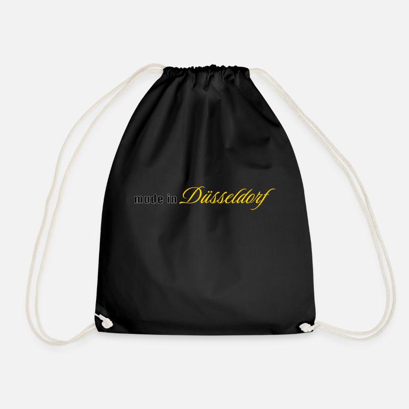 made in Dusseldorf - Drawstring Bag - black