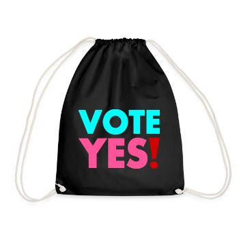 Vote yes - Sac de sport léger - noir - Devant