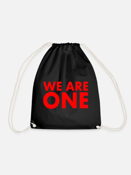 We are one - Turnbeutel - Schwarz