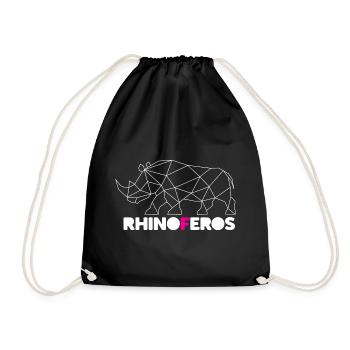 RhinoFeros white - Sac de sport léger - noir - Devant