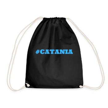 #Catania Sicile Sicile - Sac de sport léger - noir - Devant