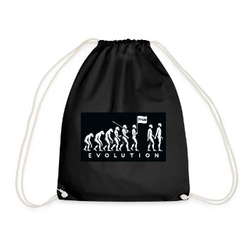 Pride Evolution – March of Diversity - Drawstring Bag - black - Front