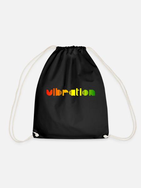 Vibration - Reggae - Turnbeutel - Schwarz