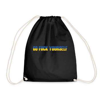 GO FUCK YOURSELF - Turnbeutel - Schwarz - Vorne