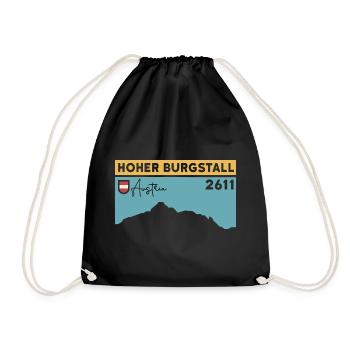 Hoher Burgstall Bergtour Klettersteig Stubaital - Turnbeutel - Schwarz - Vorne