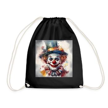 LE CLOWN JOYEUX - Sac de sport léger - noir - Devant