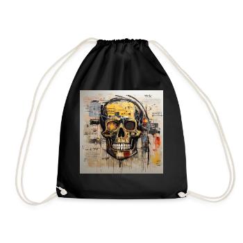 SKULL STREET ART - Sac de sport léger - noir - Devant