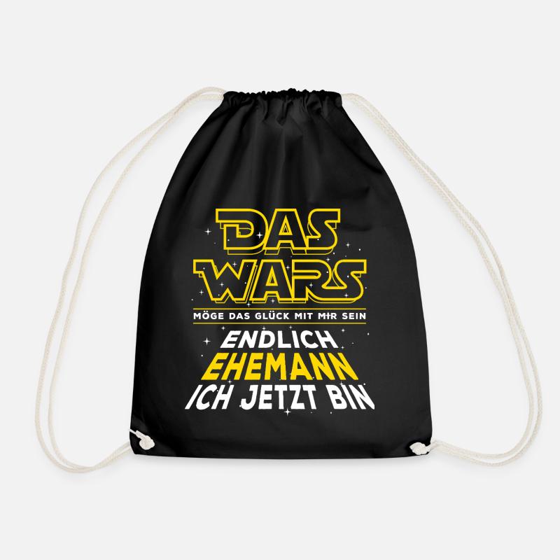 Das Wars - Endlich Ehemann ich jetzt bin. Hochzeit - Turnbeutel - Schwarz