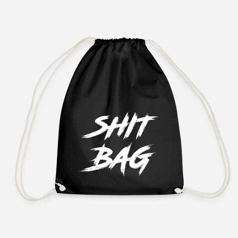 Shit-Sack - Turnbeutel - Schwarz
