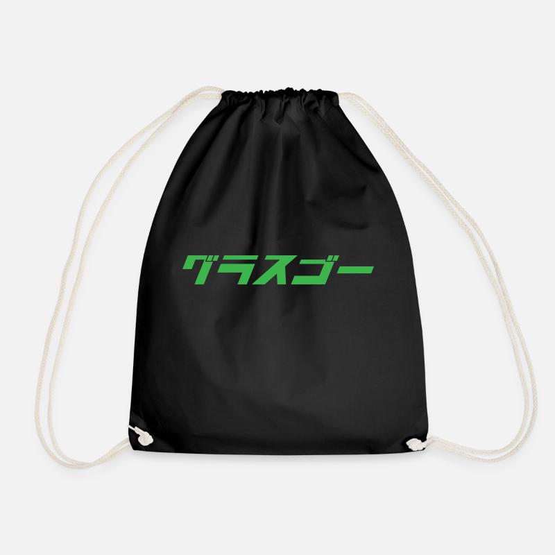 Glasgow - Drawstring Bag - black