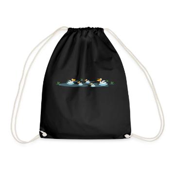 Safari Zoo Animal Safari Zoo - Drawstring Bag - black - Front