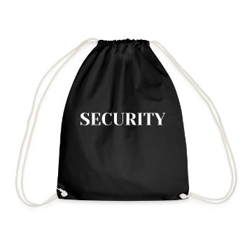 security - Turnbeutel - Schwarz - Vorne