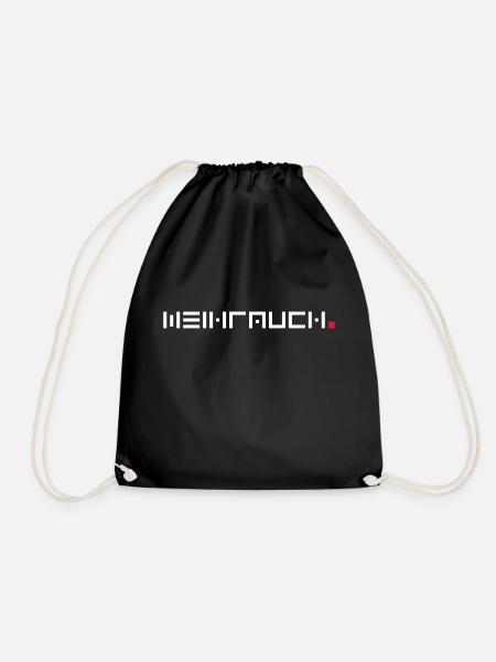 incense - Drawstring Bag - black