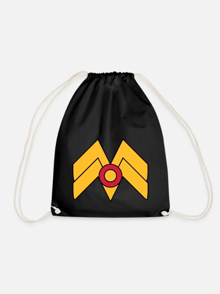 Mom - Drawstring Bag - black