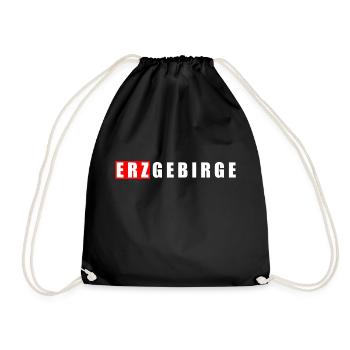 Erzgebirge meine Heimat - Turnbeutel - Schwarz - Vorne