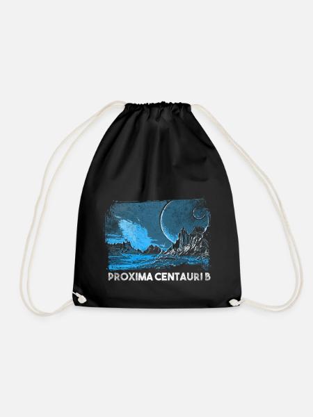 Exoplanet Proxima Centauri b - Turnbeutel - Schwarz