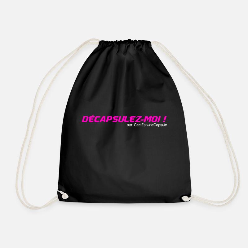 Décapsulez moi Rose - Sac de sport léger - noir