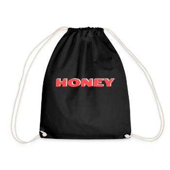 oh honey 2 - Turnbeutel - Schwarz - Vorne