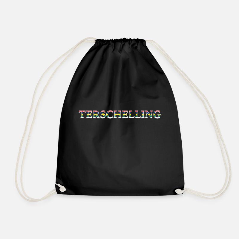 Terschelling - Drawstring Bag - black