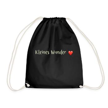 Grossesse - Dictons pour bébés - Sac de sport léger - noir - Devant