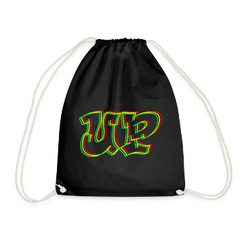 UP - Turnbeutel - Schwarz - Vorne