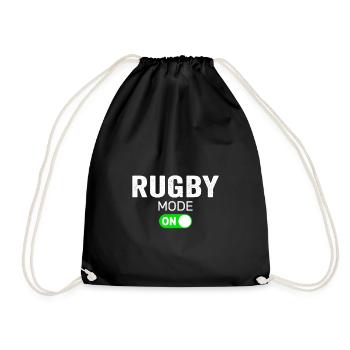 Rugby-Mode auf Rugby-T-Shirt - Turnbeutel - Schwarz - Vorne