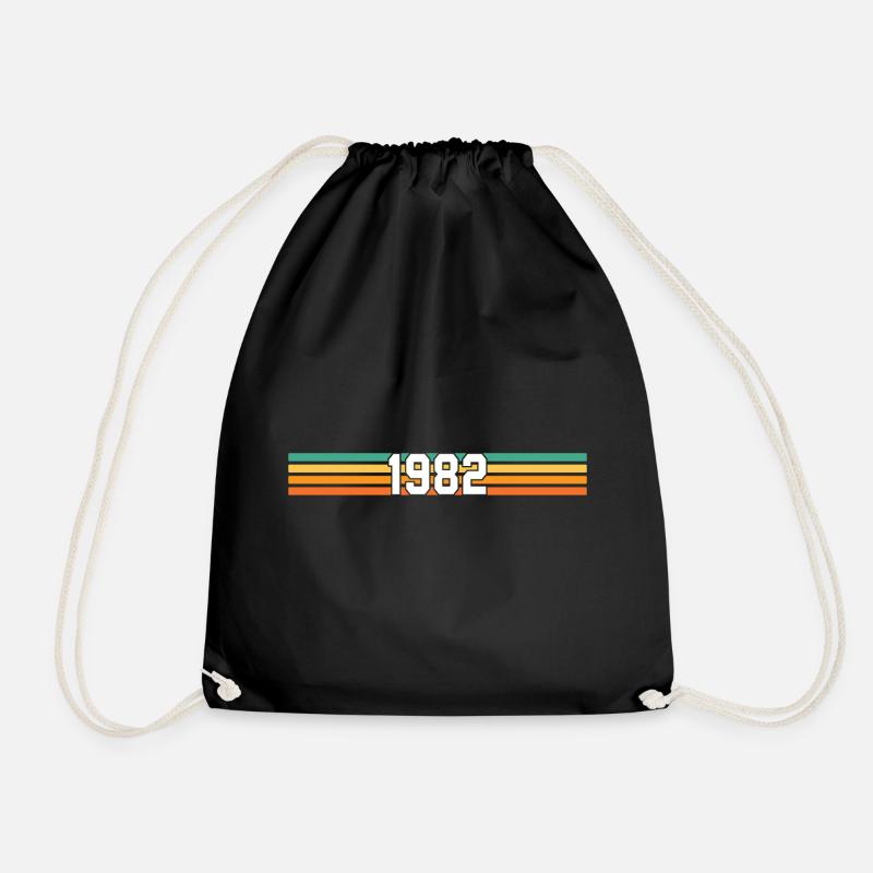Retro 1982 made in 1982 - Sac de sport léger - noir