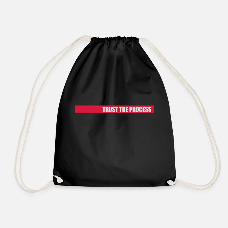 faire confiance au processus Devis - Sac de sport léger - noir
