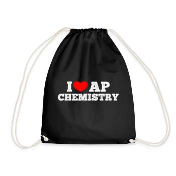 AP Chemistry Funny High School AP Class Survivor - Drawstring Bag - black - Front