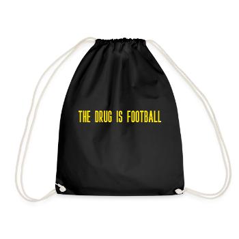 La drogue, c’est le football - Sac de sport léger - noir - Devant