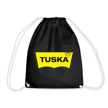 Tuska Lewis jaune - Sac de sport léger - noir - Devant